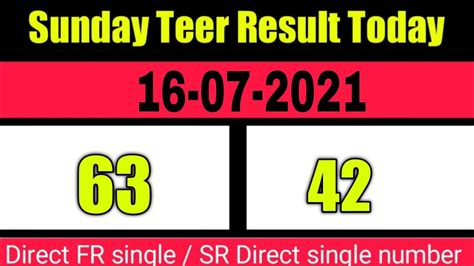 sunday teer